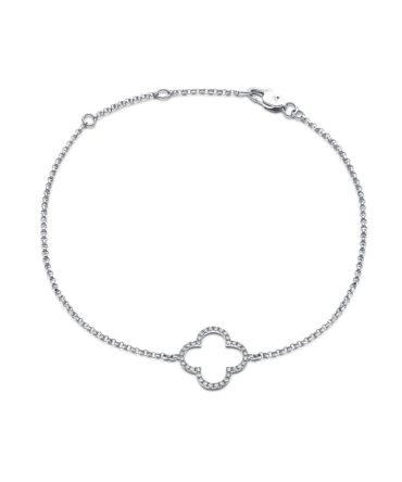 Sadie Clover Diamond Bracelet