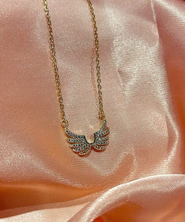 Angel Wings Diamond Necklace