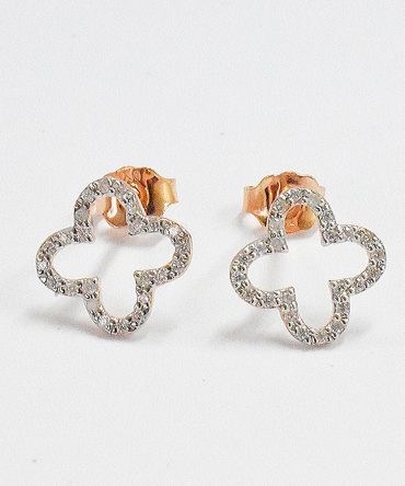 Sadie Clover Diamond Earrings