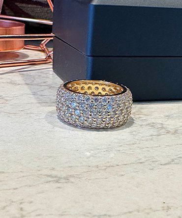 Ken 10mm Eternity Diamond Band