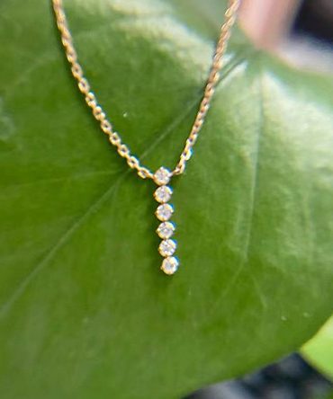 Amelia Floating Diamond Necklace