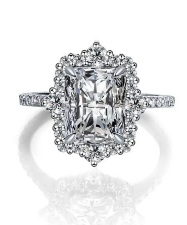 Mystique Moissanite-Diamond Engagement Ring