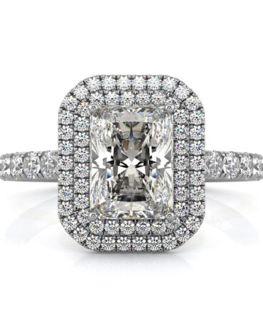 Velvet  Moissanite-Diamond Engagement Ring