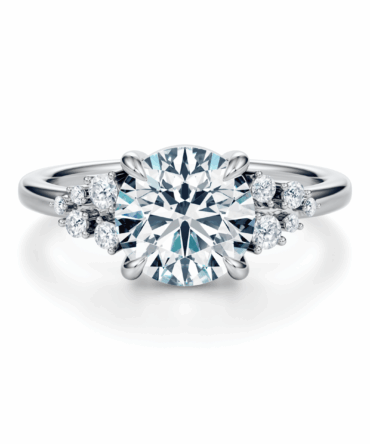 Arula Moissanite-Diamond Engagement Ring