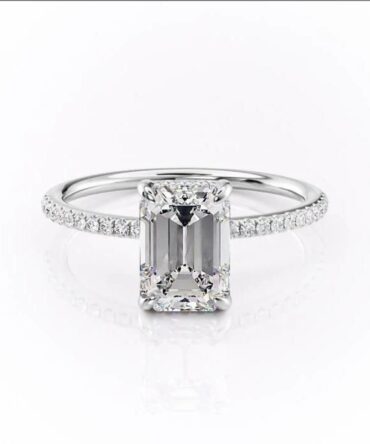 Georgette Moissanite-Diamond Engagement Ring