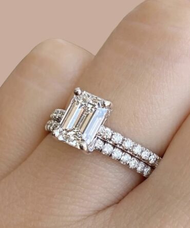Georgette Moissanite - Diamond Bridal Ring Set