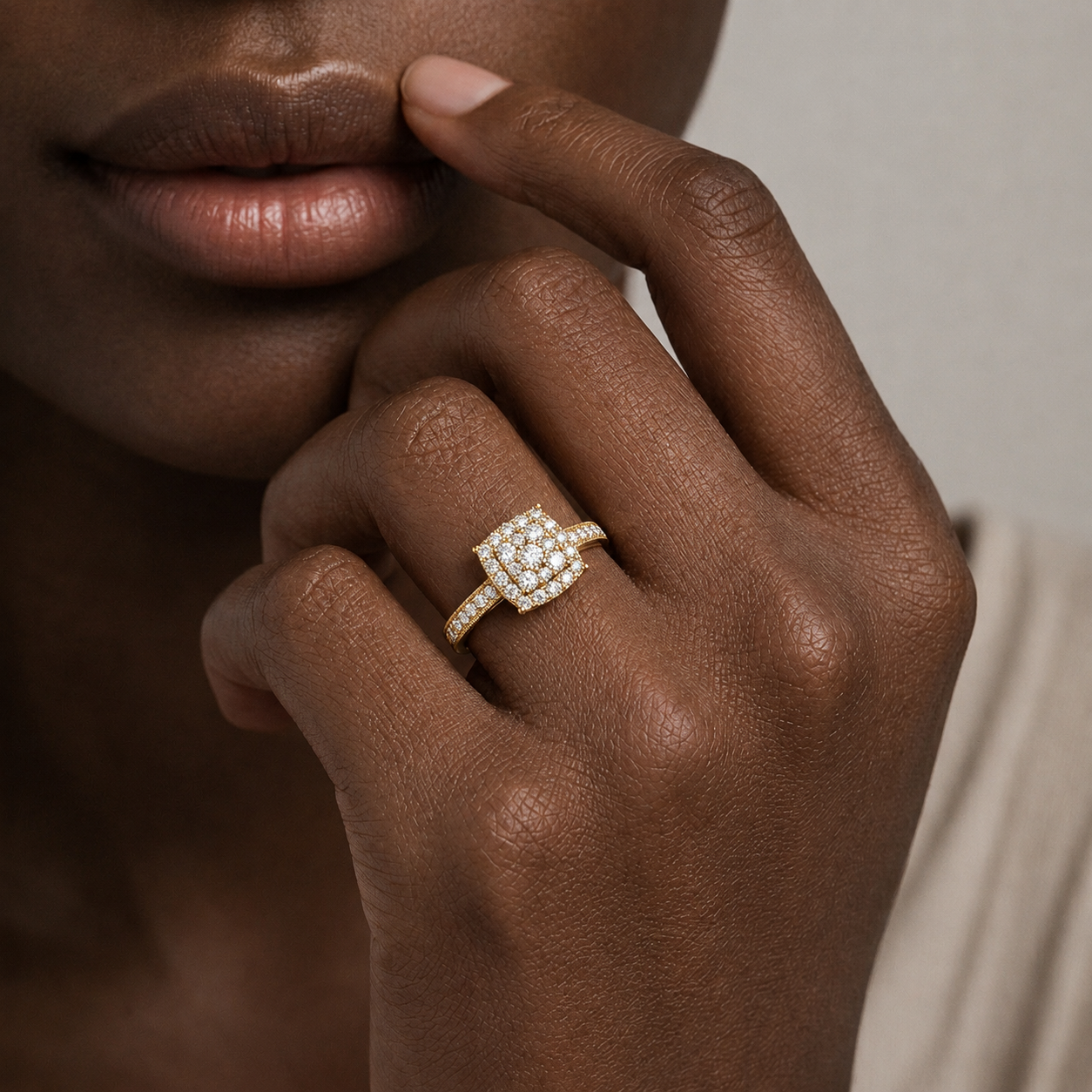 Asha Diamond Engagement Ring - Image 2