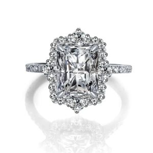 Mystique Lab-Diamond Engagement Ring