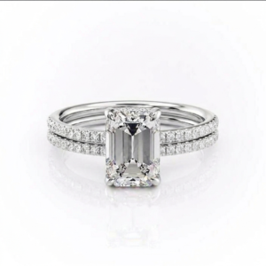 Georgette Lab Diamond Bridal Ring Set