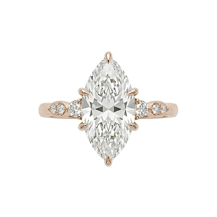 Cicily Lab-Diamond Engagement Ring - Image 4