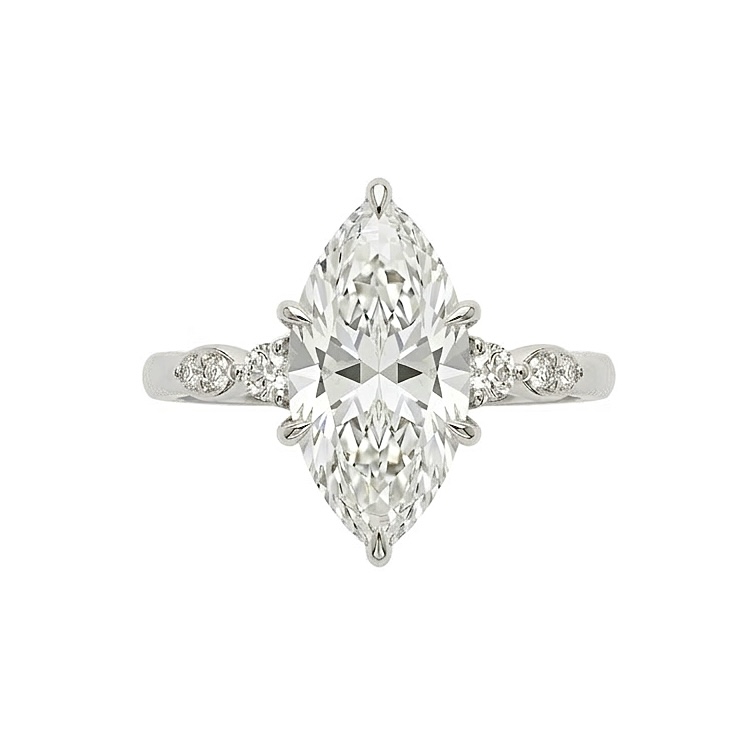 Cicily Lab-Diamond Engagement Ring - Image 3