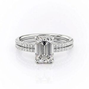 Georgette Lab Diamond Bridal Ring Set