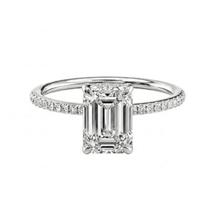 Georgette Lab-Diamond Engagement Ring