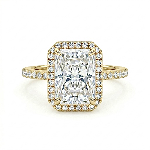 Blossom Lab-Diamond Engagement Ring