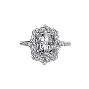 Mystique Lab-Diamond Engagement Ring