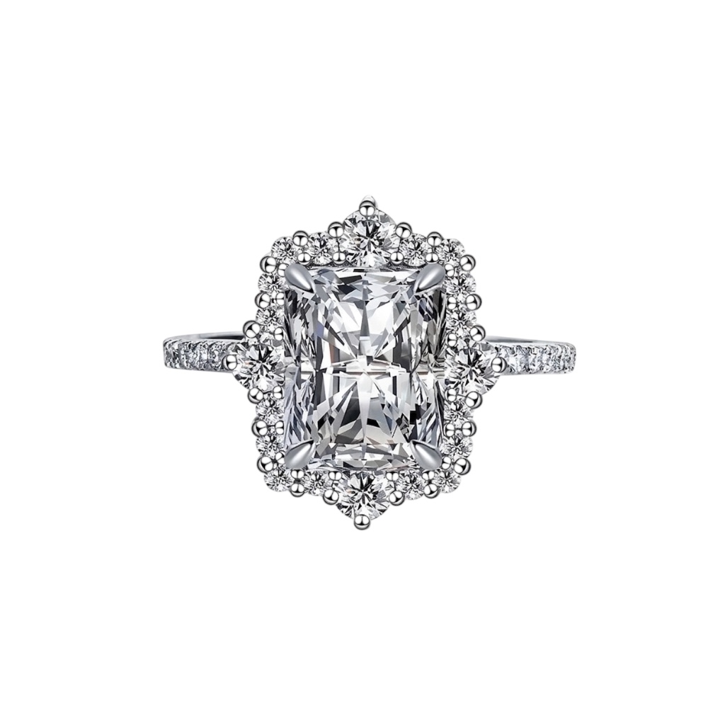 Mystique Lab-Diamond Engagement Ring