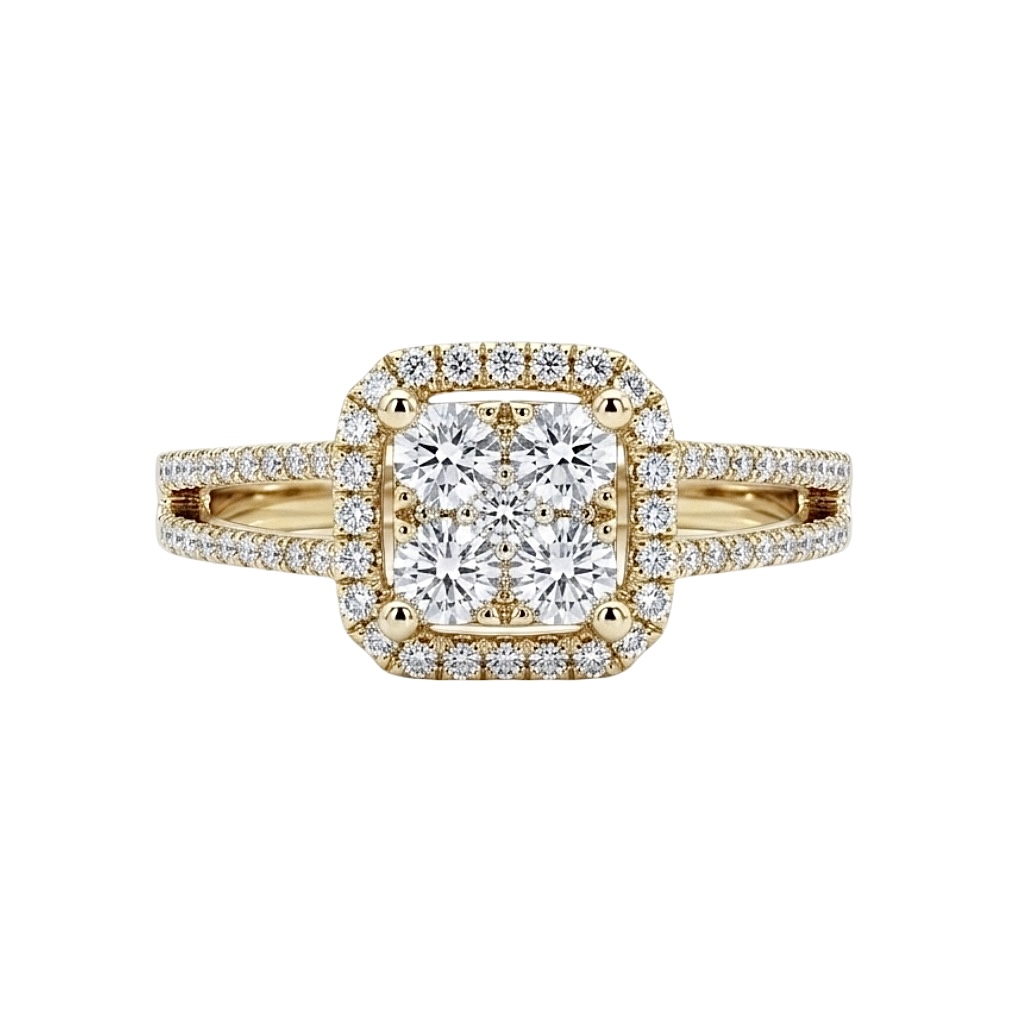 Keisha Diamond Engagement Ring - Image 4