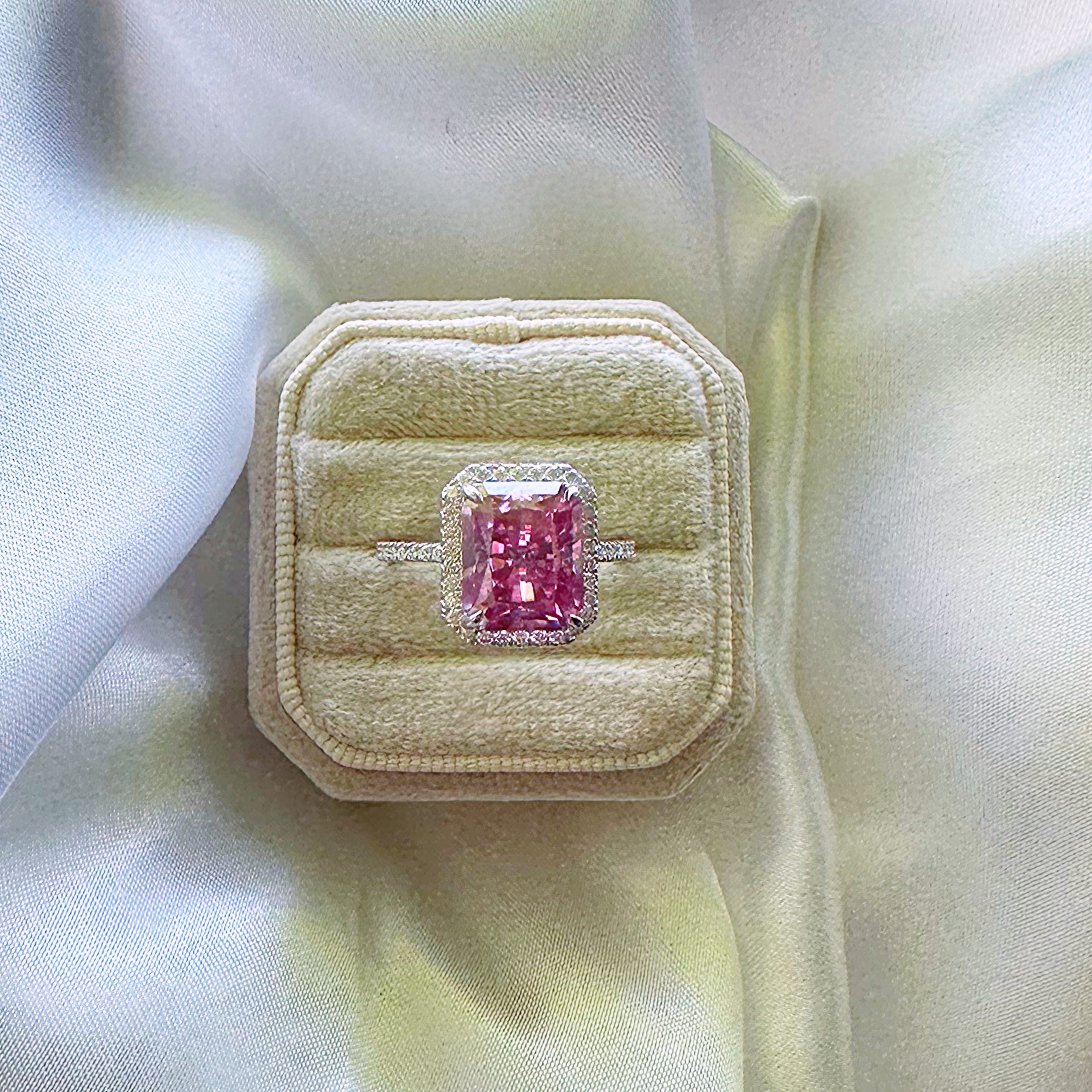 Roseanne Lab-Diamond Engagement Ring - Image 6