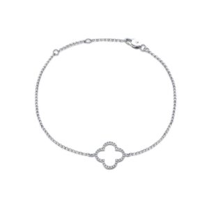 Sadie Clover Diamond Bracelet