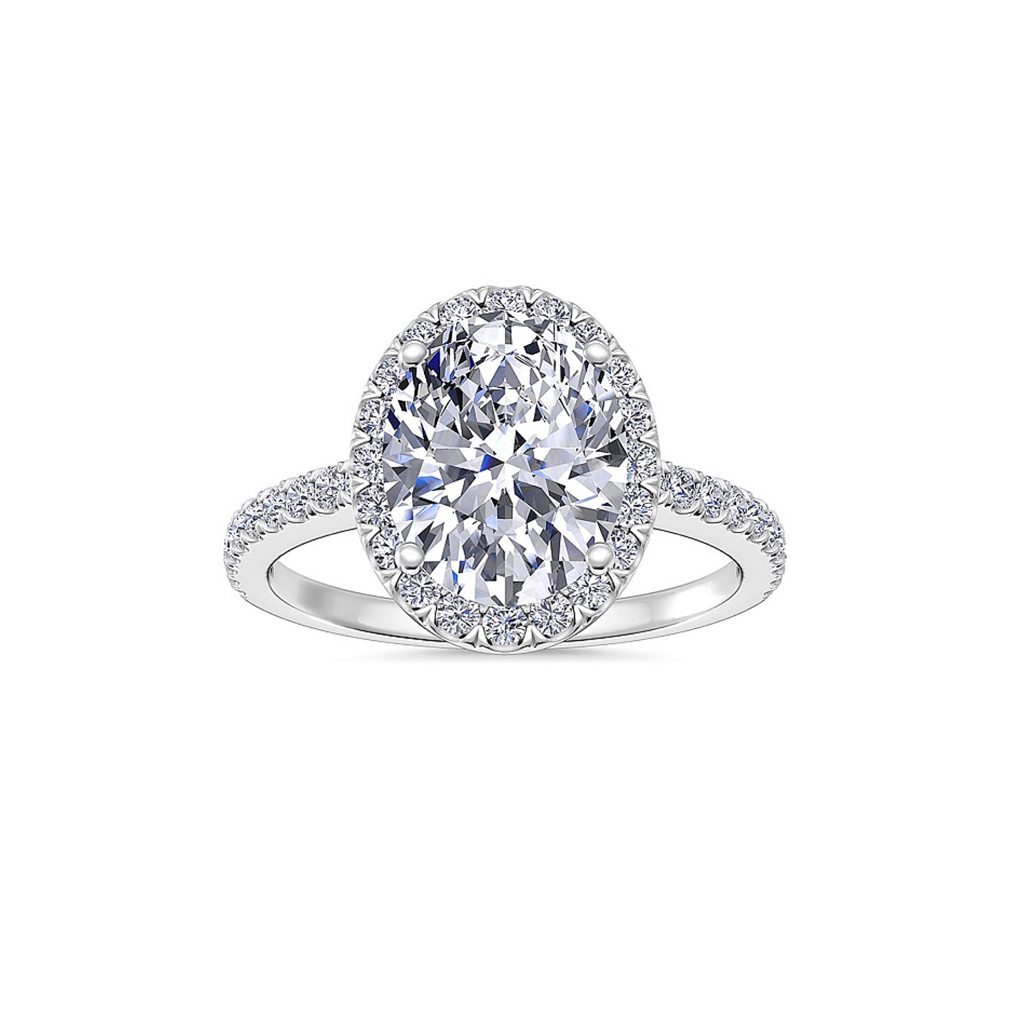 Brinna Lab-Diamond Engagement Ring