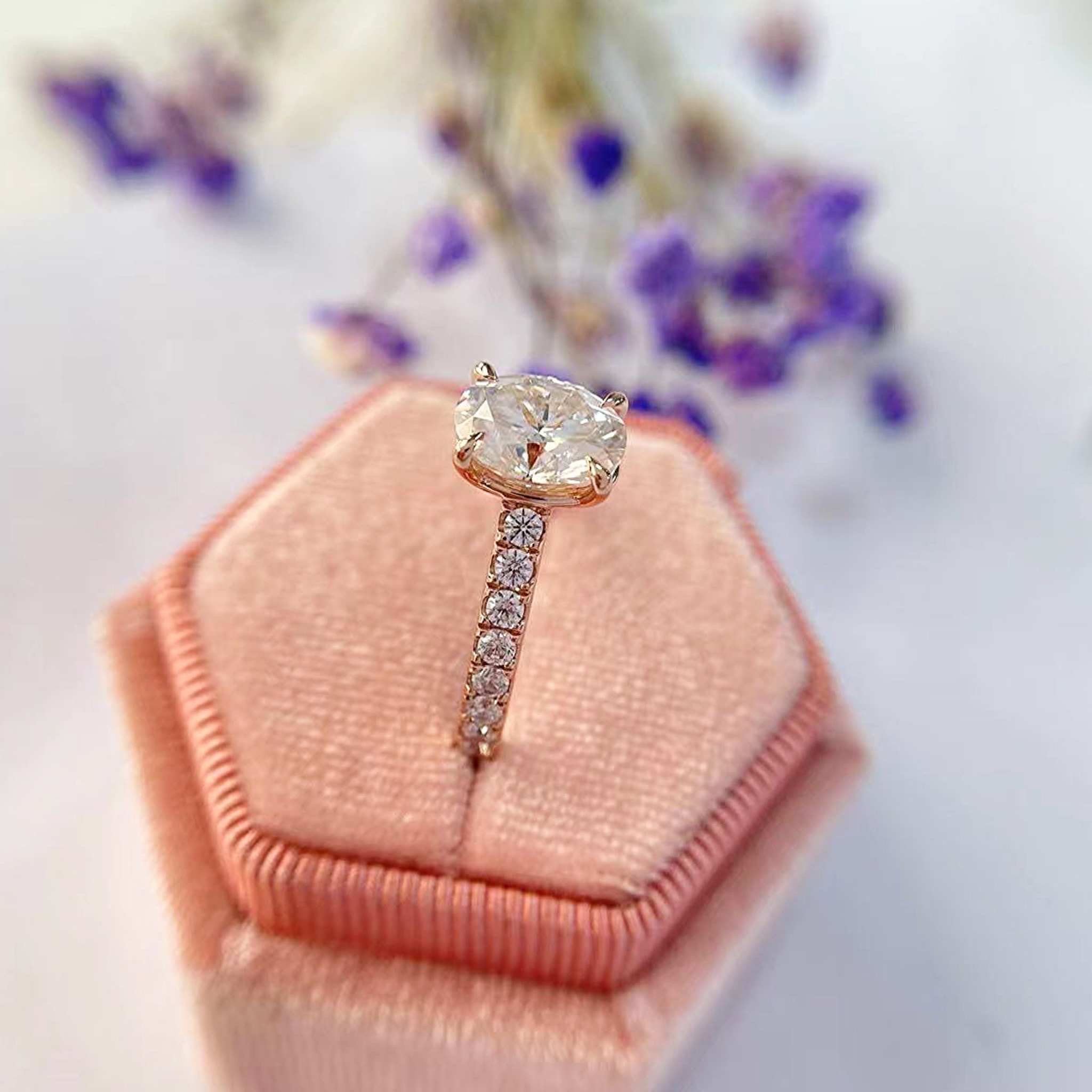 Charlotte Lab-Diamond Engagement Ring - Image 5