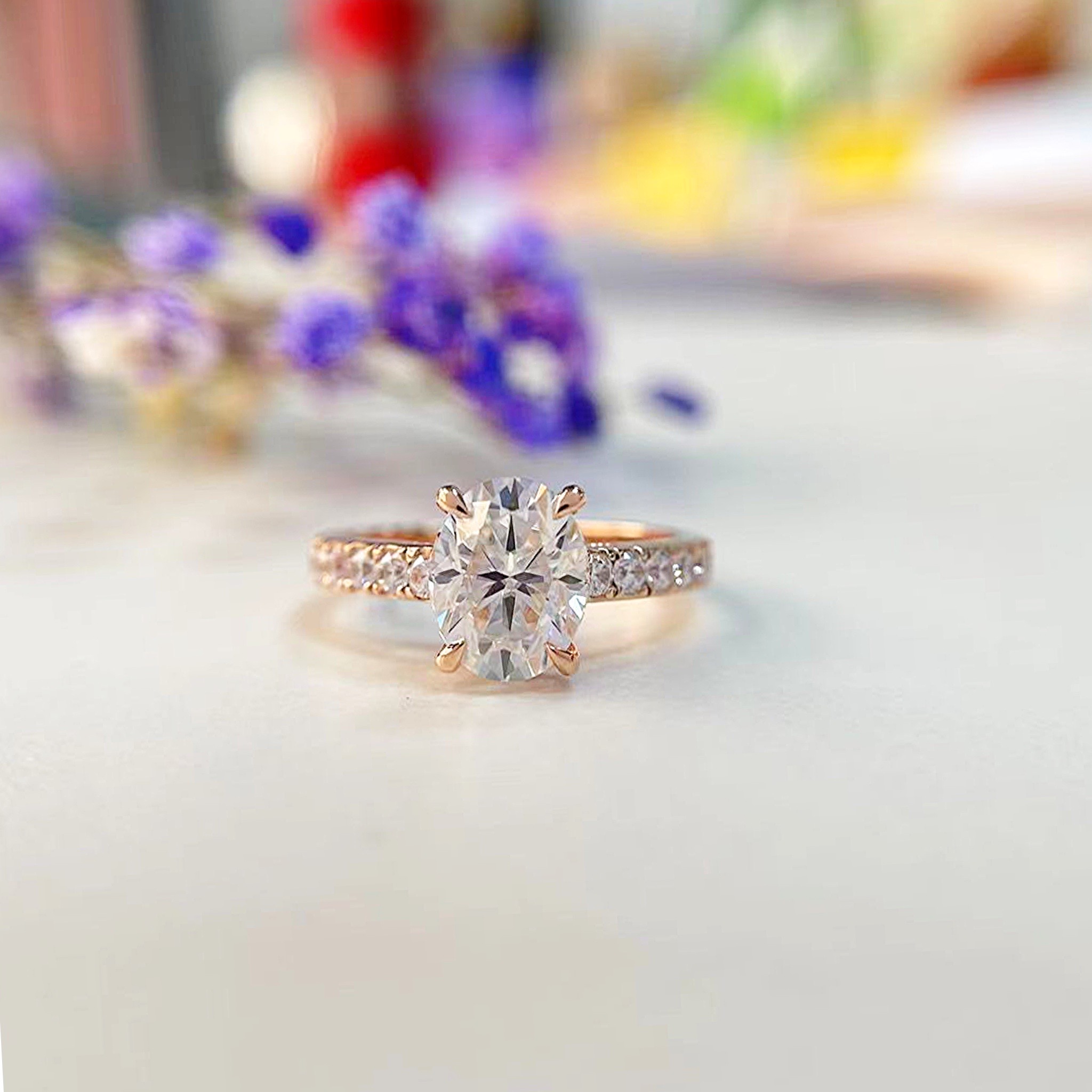 Charlotte Lab-Diamond Engagement Ring - Image 3