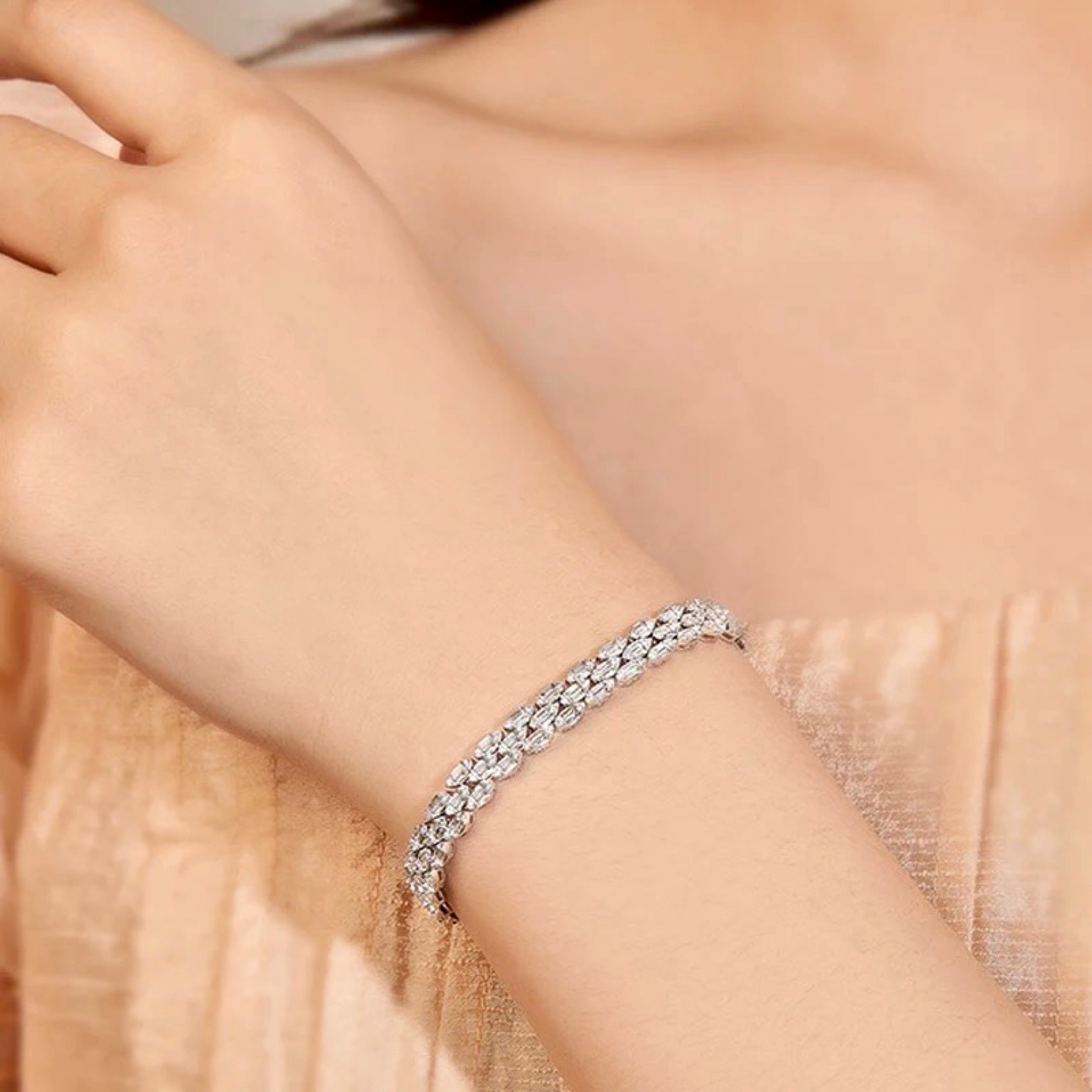 Camille Diamond Tennis Bracelet - Image 3