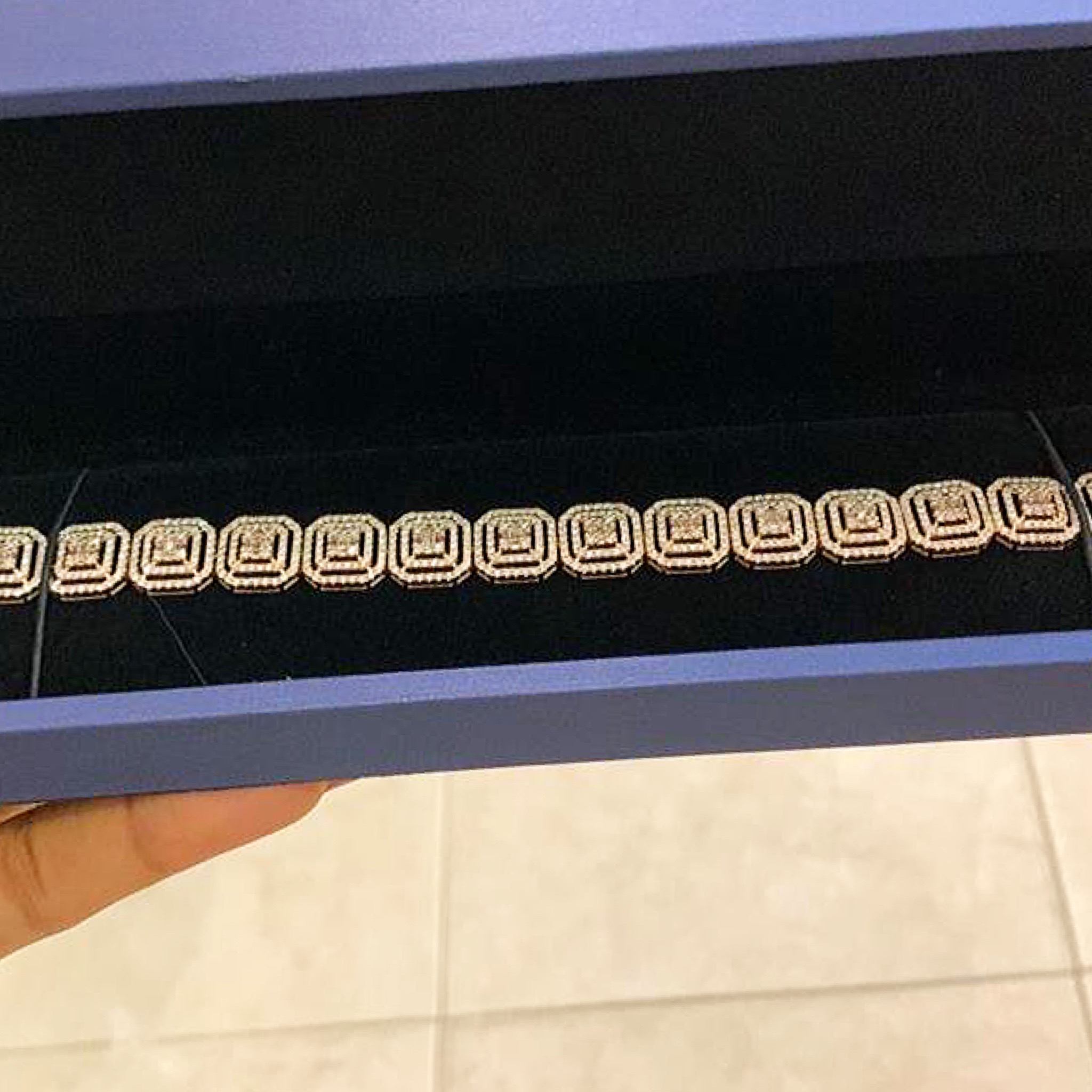 Taytum Octagon Diamond Bracelet - Image 2