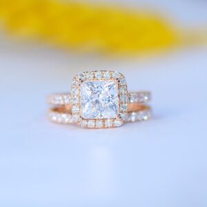 Clara Lab - Diamond Bridal Ring Set