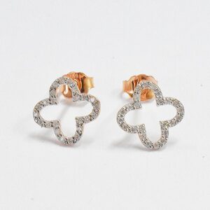 Sadie Clover Diamond Earrings
