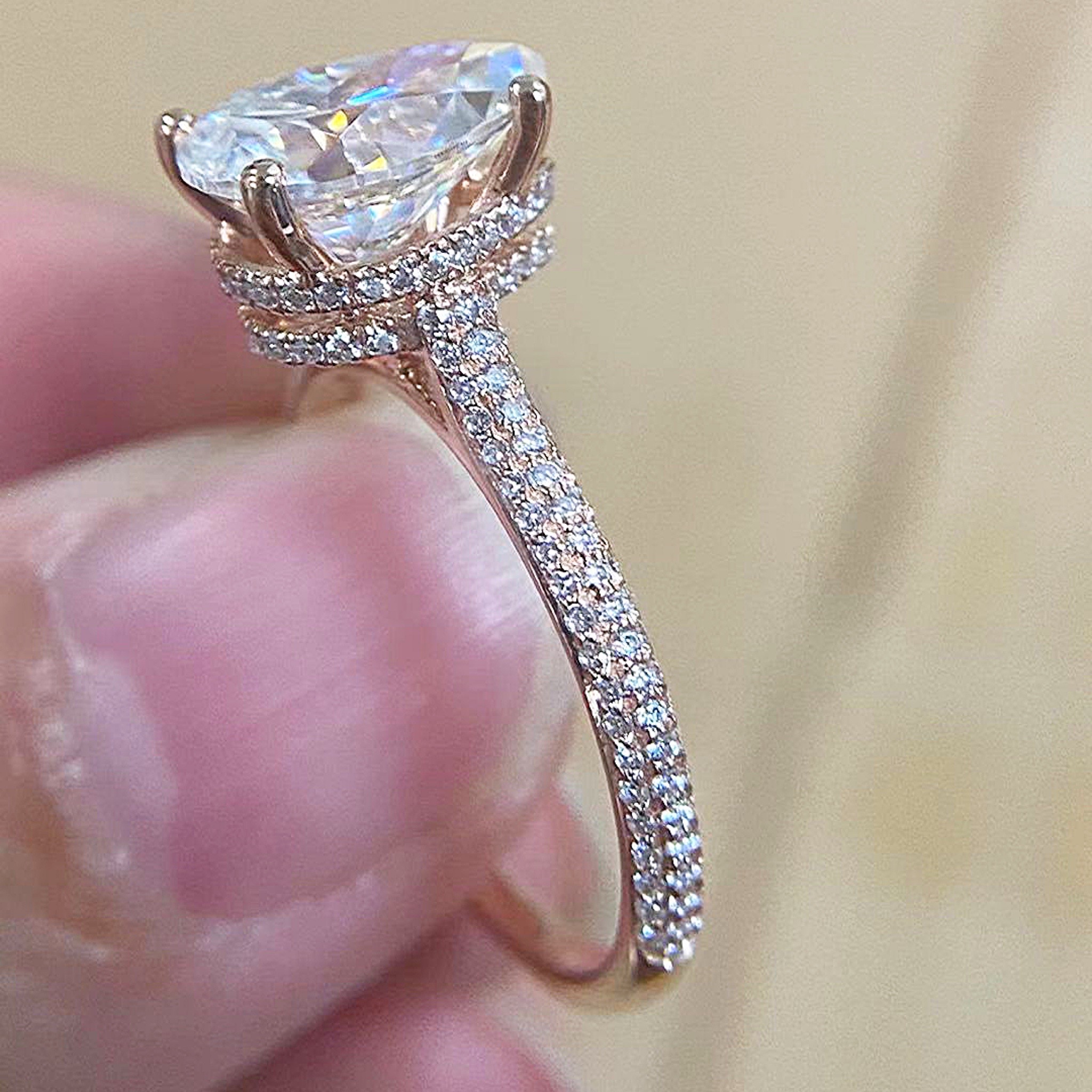 Sophia Lab-Diamond Engagement Ring - Image 4