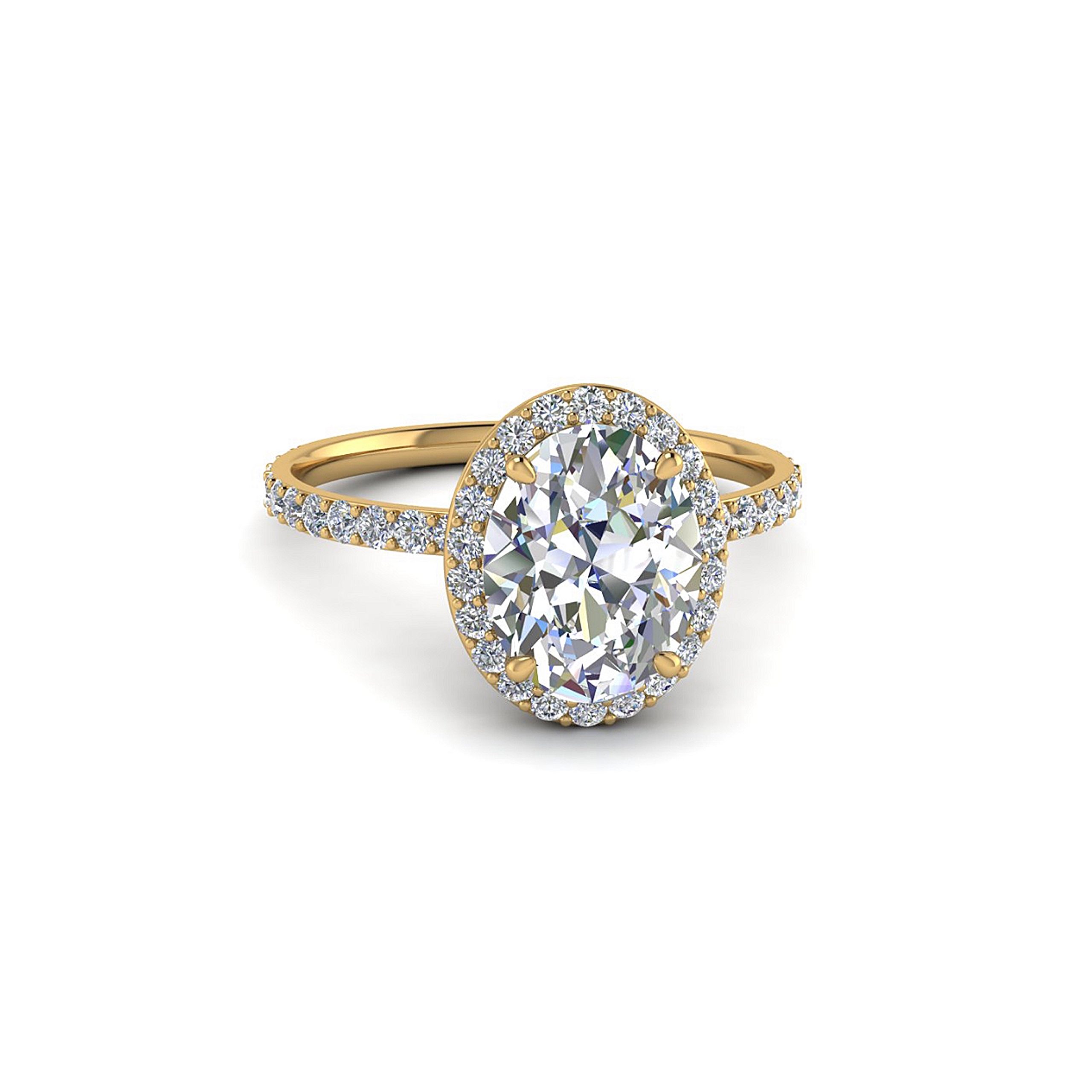 Brinna Lab-Diamond Engagement Ring - Image 3