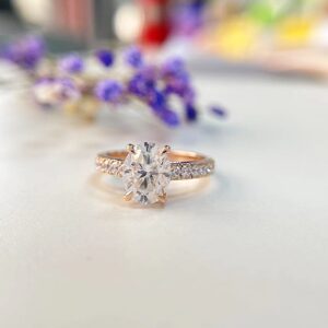 Charlotte Lab-Diamond Engagement Ring