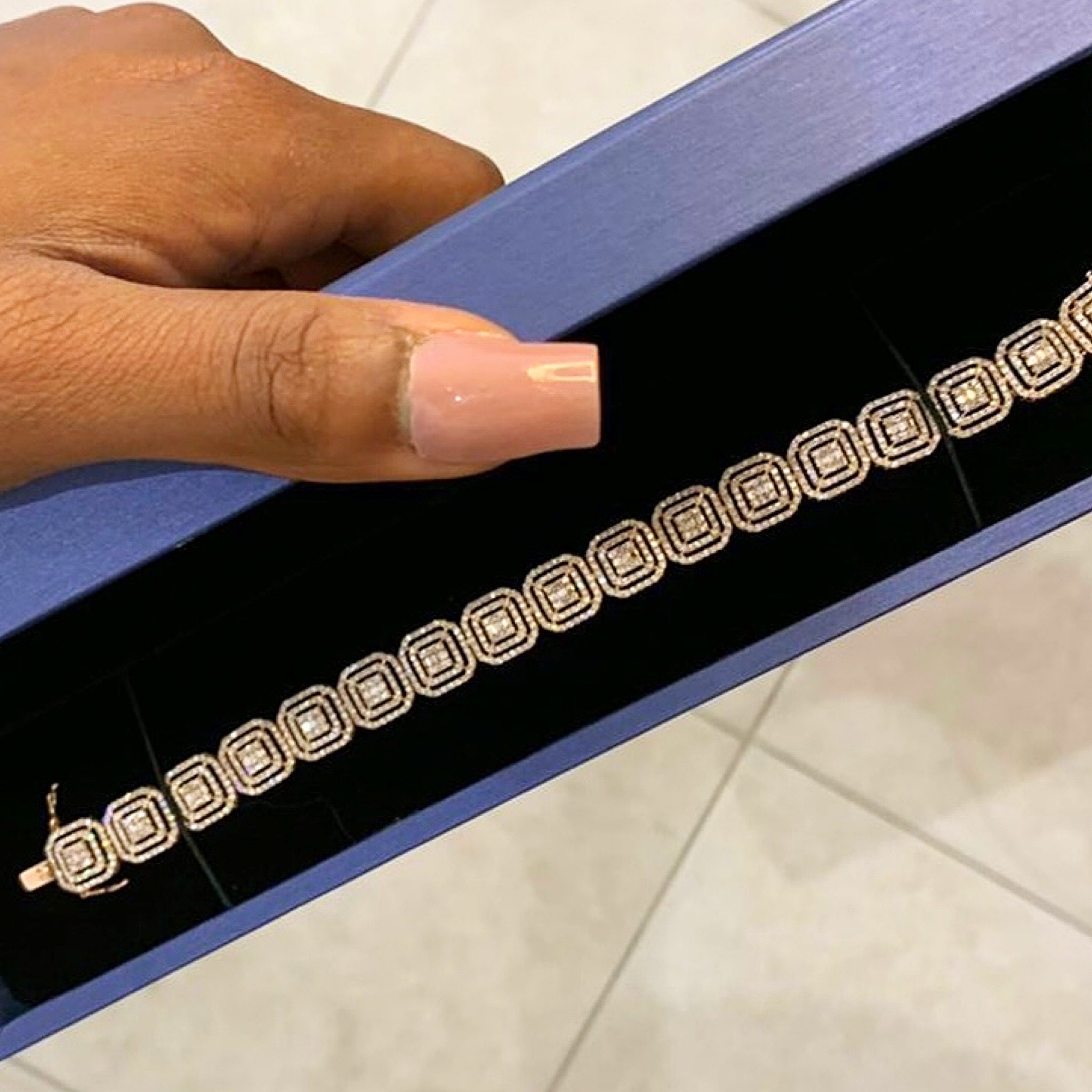 Taytum Octagon Diamond Bracelet