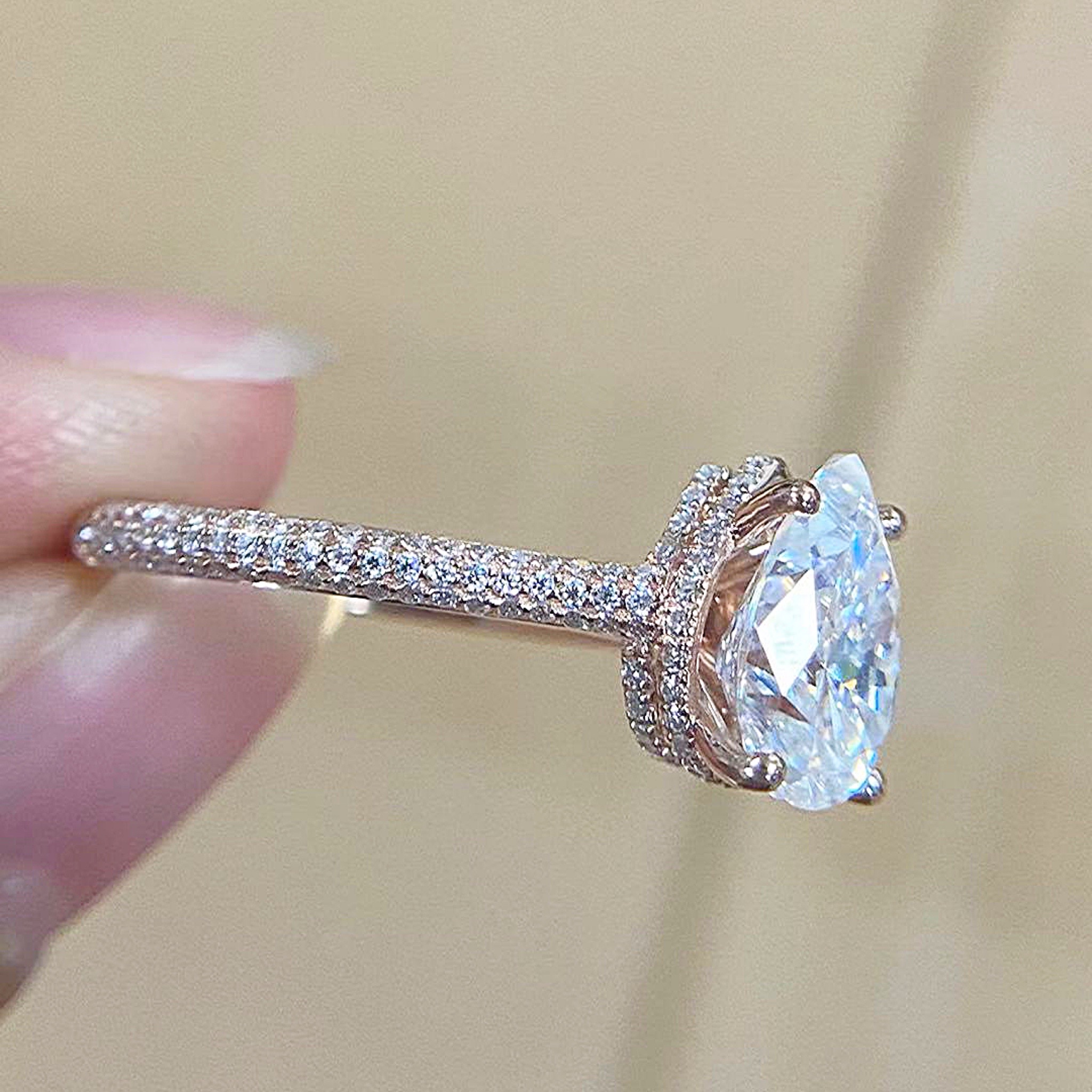 Sophia Lab-Diamond Engagement Ring - Image 2