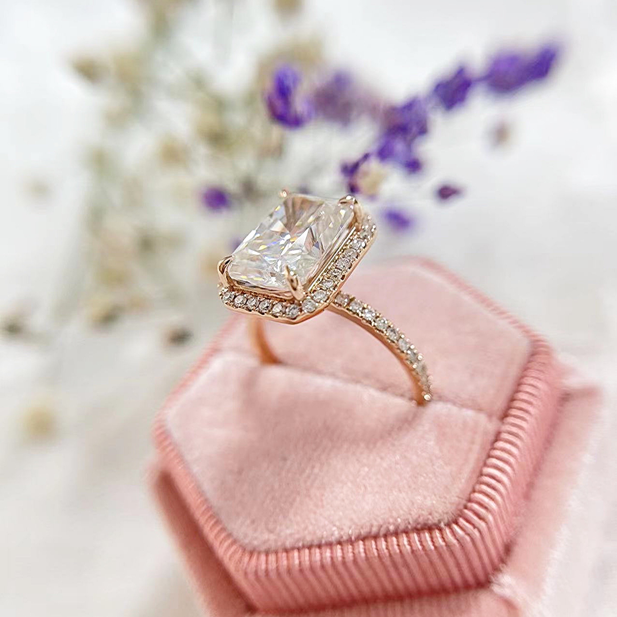 Blossom Lab-Diamond Engagement Ring - Image 5