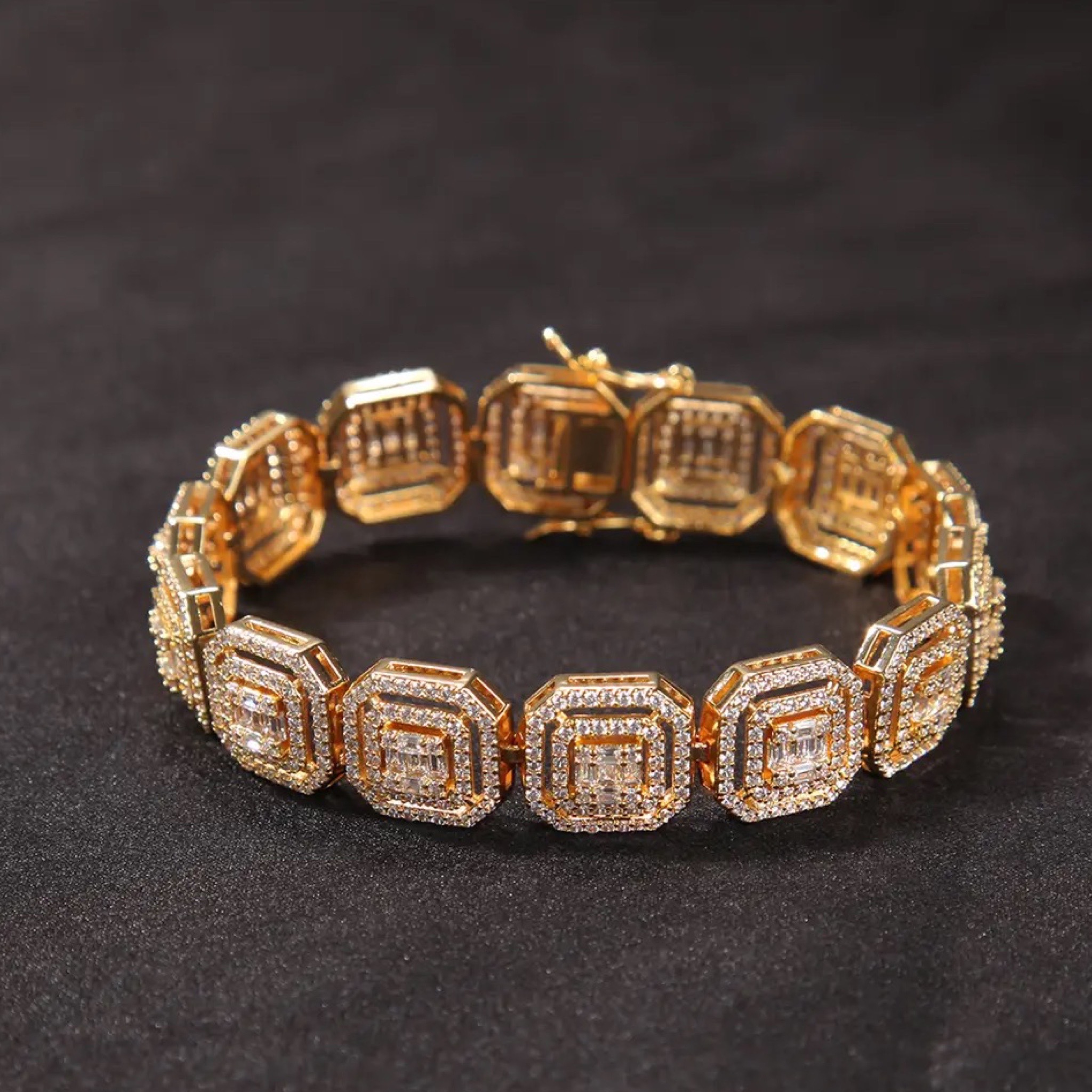 Taytum Octagon Diamond Bracelet - Image 4