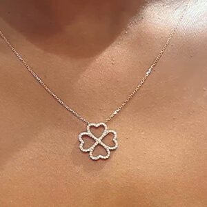 Eleanor Clover Diamond Necklace
