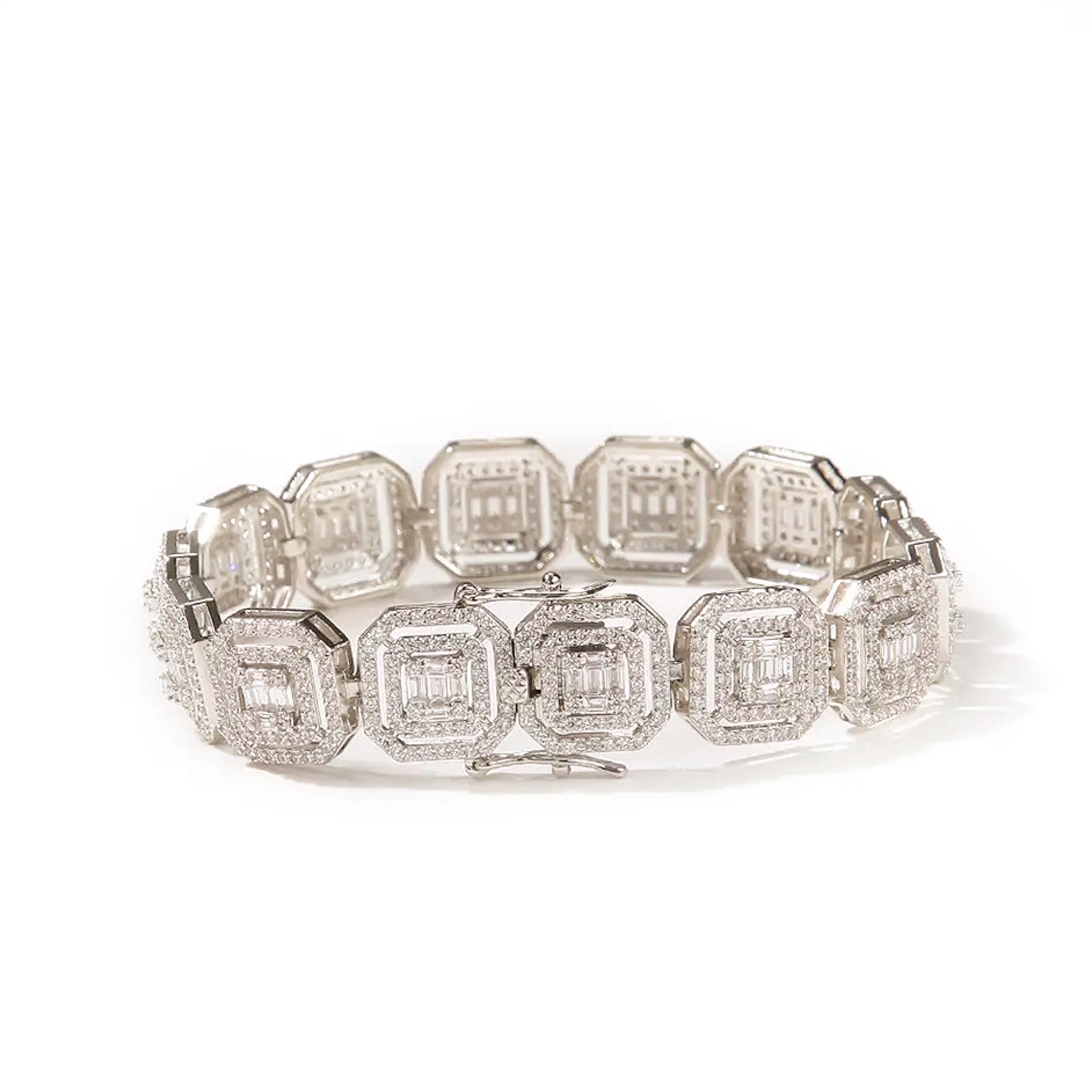Taytum Octagon Diamond Bracelet - Image 3
