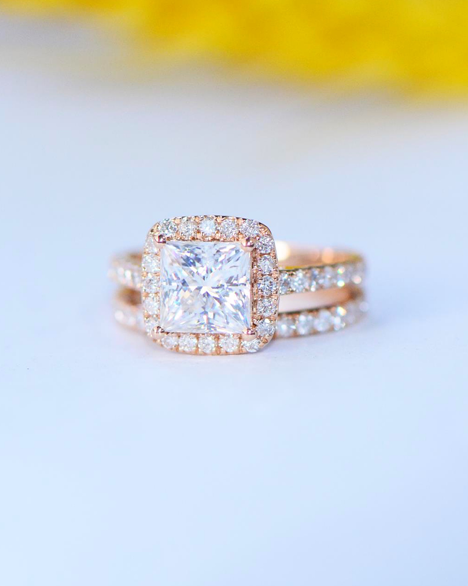 Clara Lab - Diamond Bridal Ring Set - Image 4