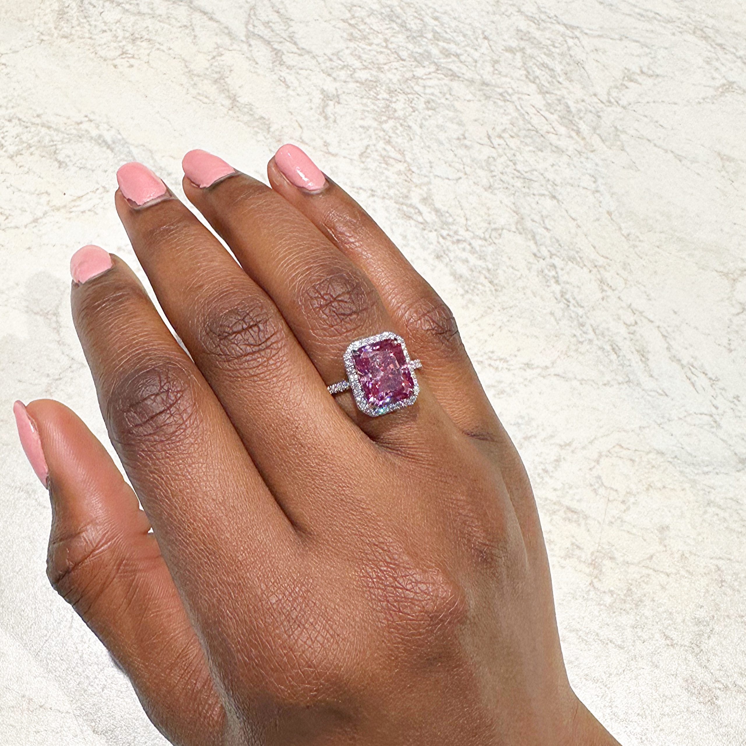 Roseanne Lab-Diamond Engagement Ring - Image 2