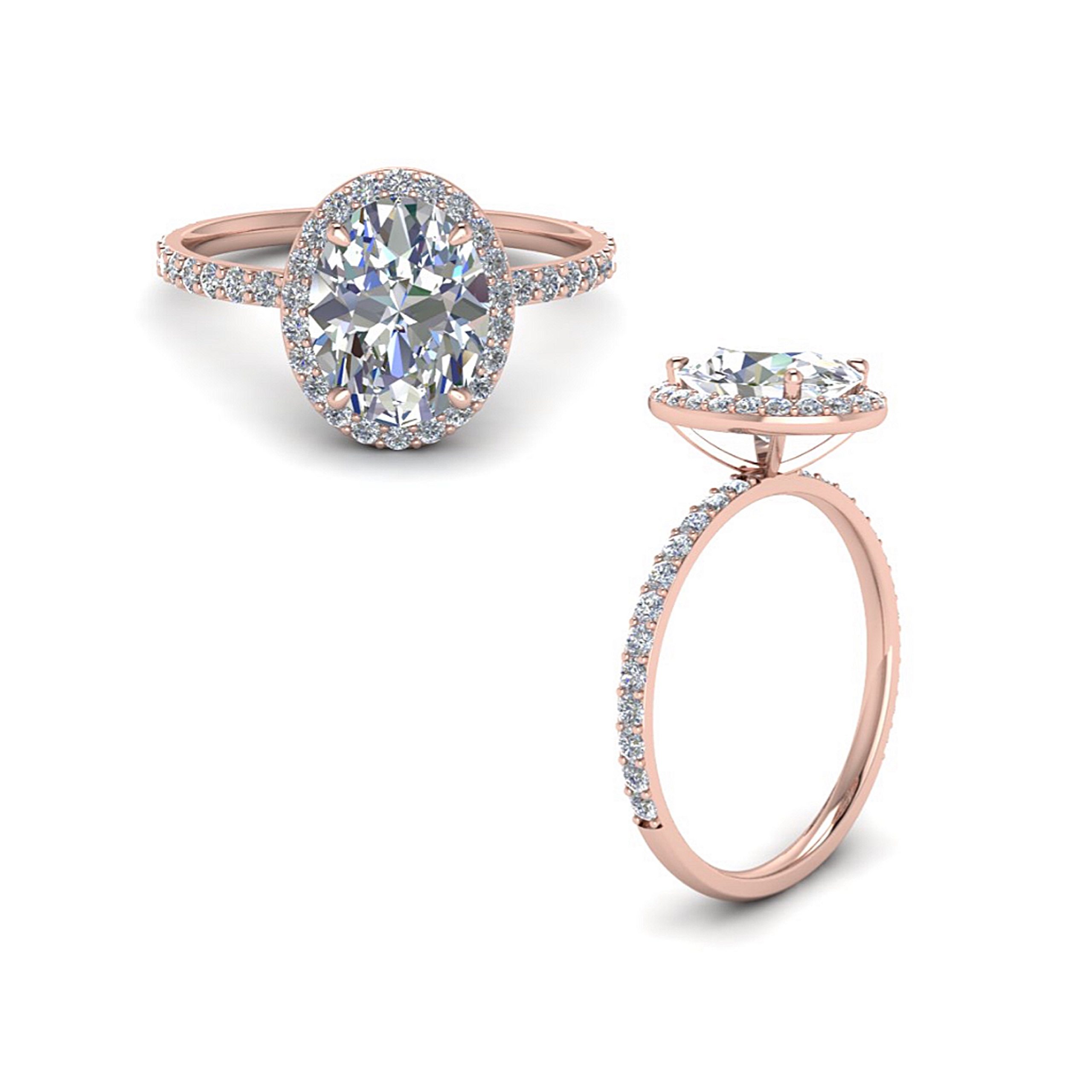 Brinna Lab-Diamond Engagement Ring - Image 7