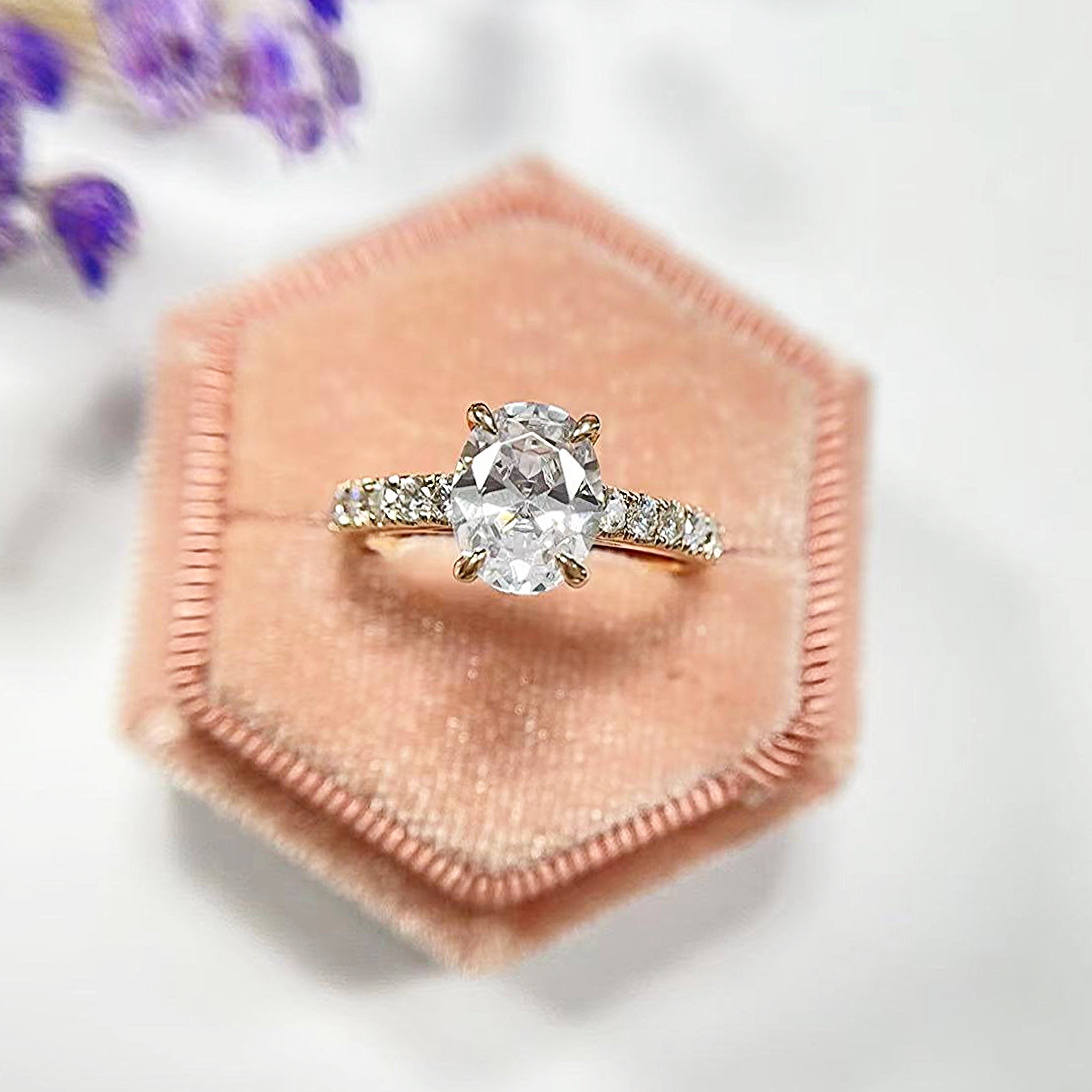 Charlotte Lab-Diamond Engagement Ring - Image 2