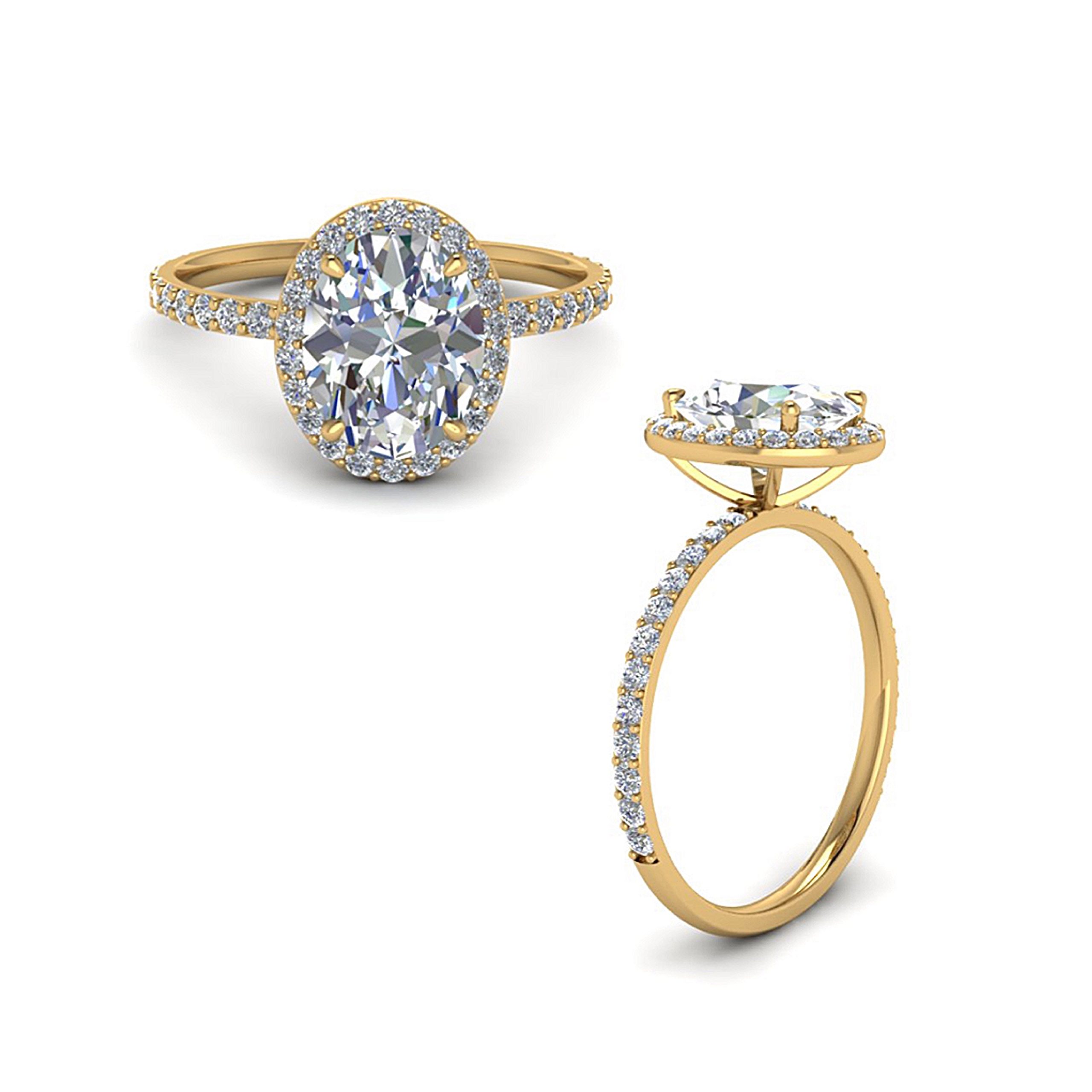 Brinna Lab-Diamond Engagement Ring - Image 6
