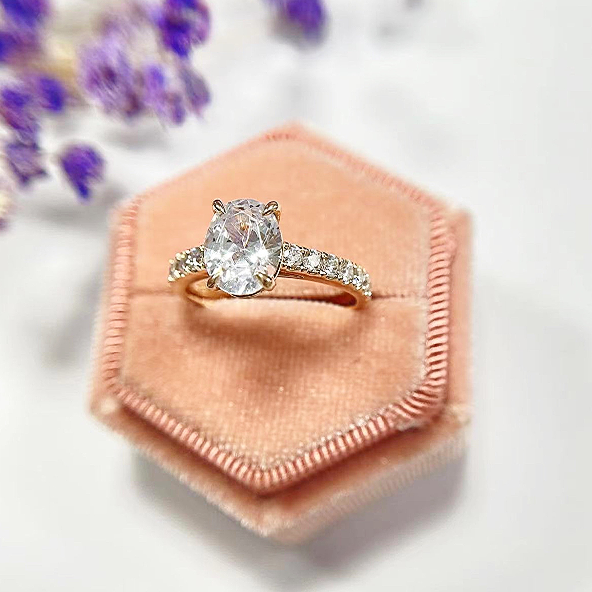 Charlotte Lab-Diamond Engagement Ring - Image 4