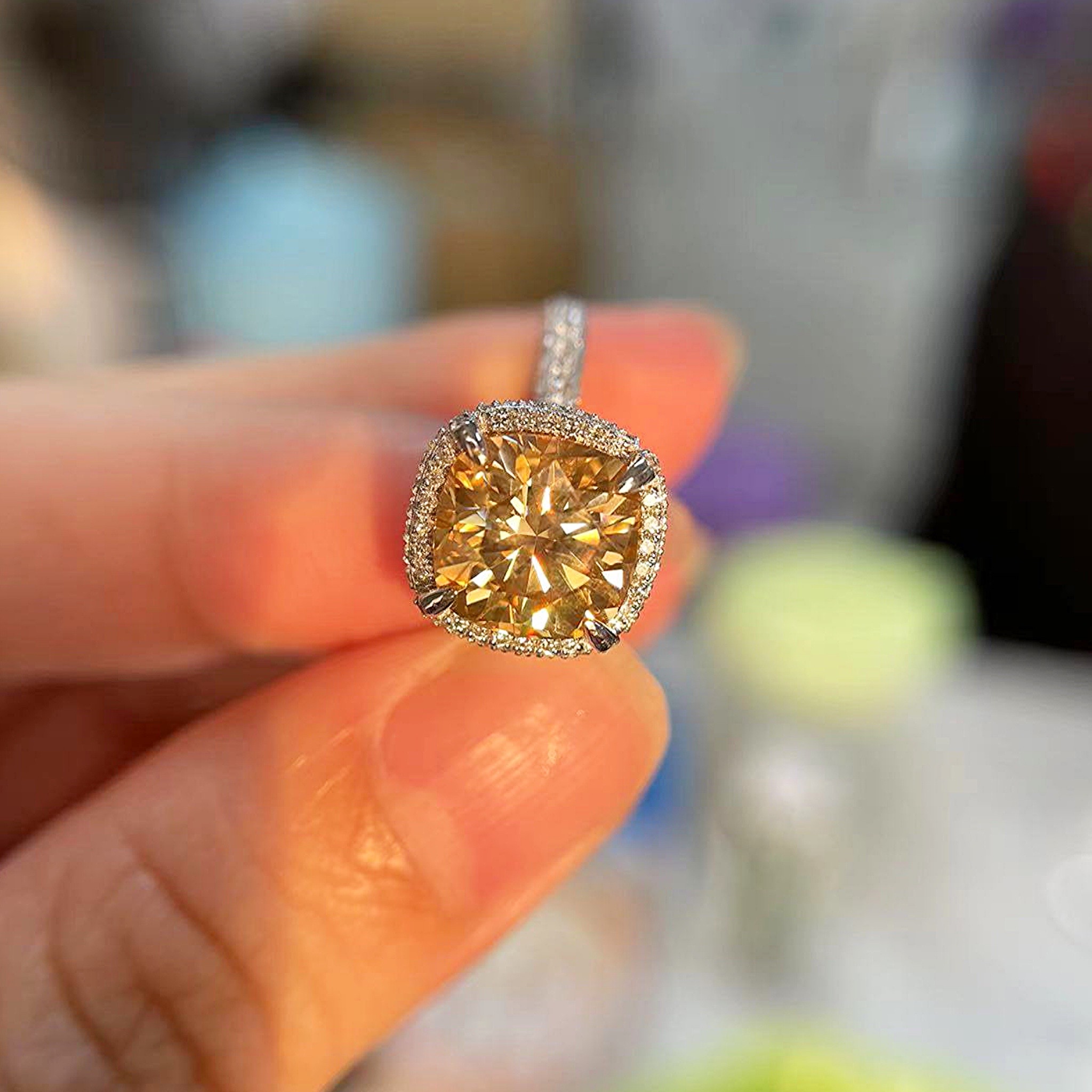 Harper Lab-Diamond Engagement Ring - Image 7