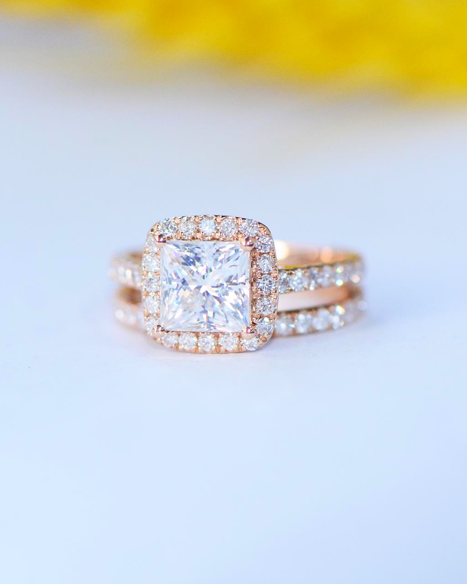 Clara Lab - Diamond Bridal Ring Set - Image 6