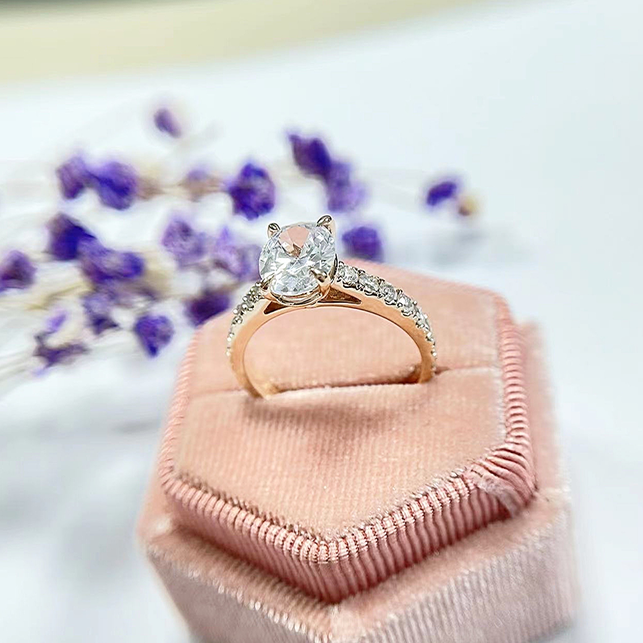 Charlotte Lab-Diamond Engagement Ring - Image 6