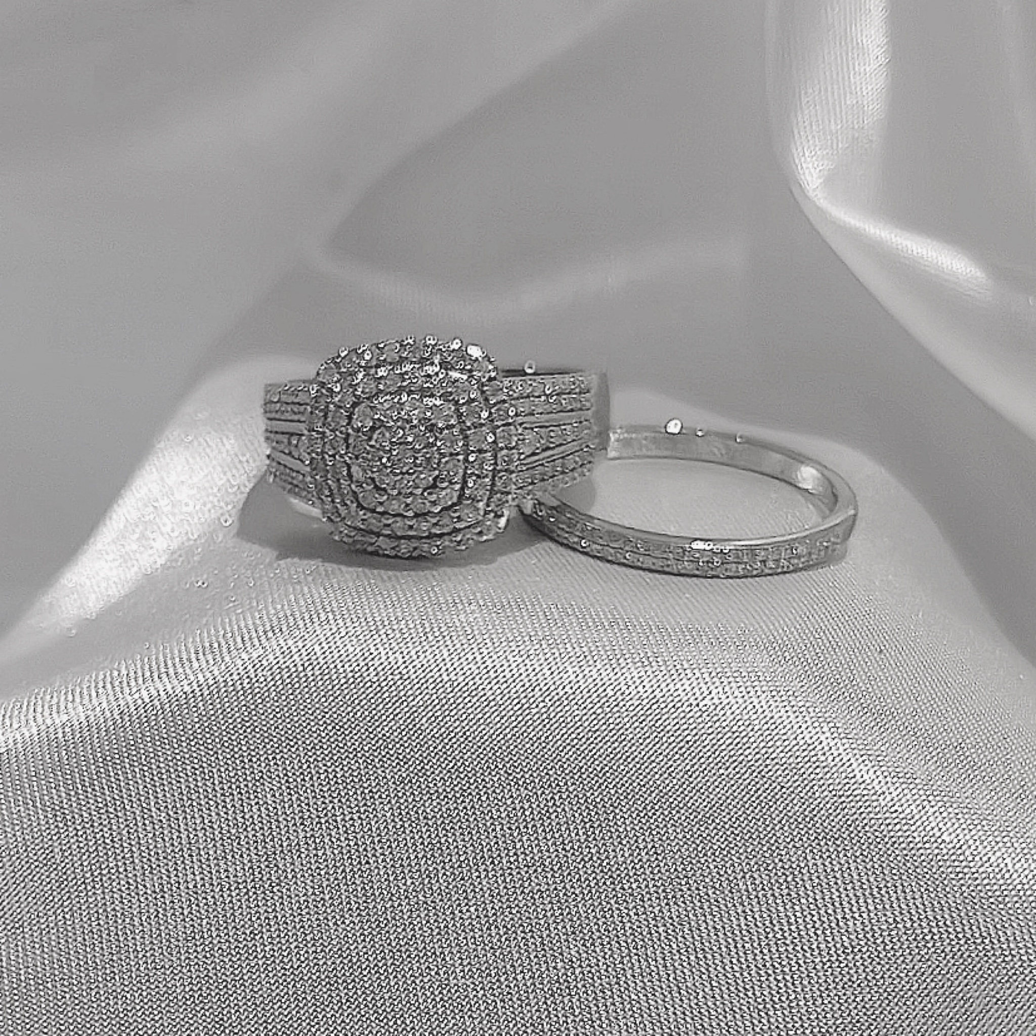 Gardenia Diamond Bridal Set - Image 4