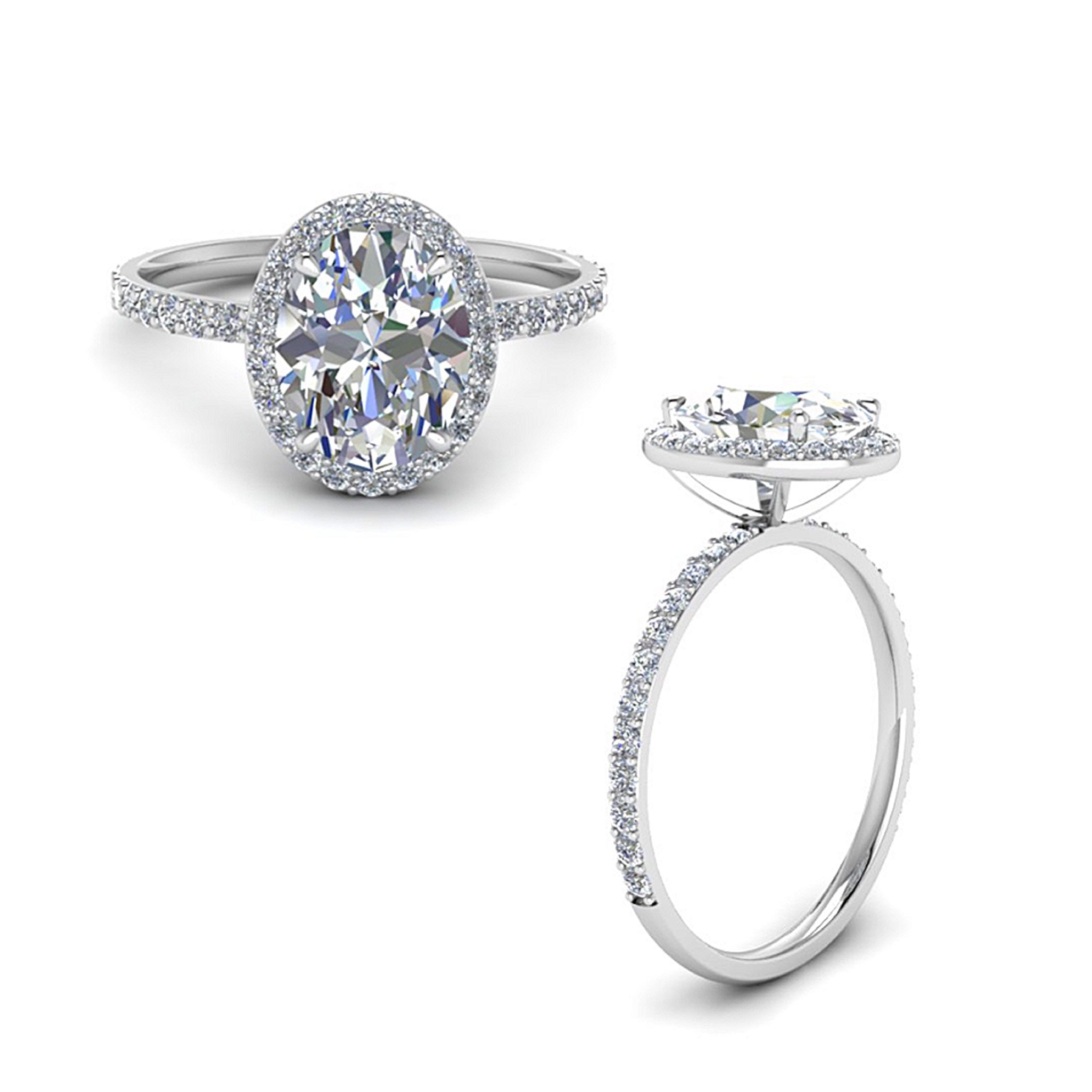 Brinna Lab-Diamond Engagement Ring - Image 5